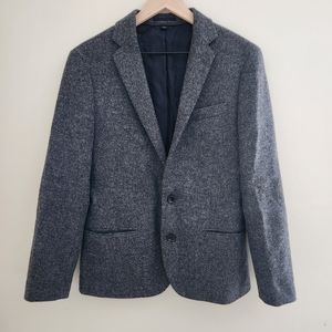 J. Crew | Men's Ludlow British Moon Wool Suede Elbow Patches Blazer - Size 36S